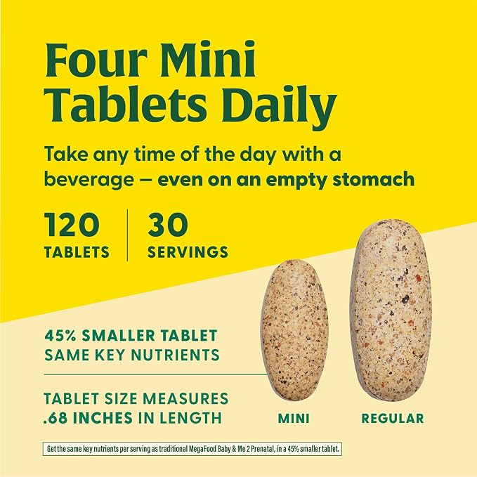 MegaFood Baby & Me 2 Prenatal Multi Minis - Image 6