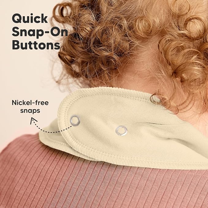 KeaBabies 10-Pack Organic Baby Bandana Bibs - Image 8