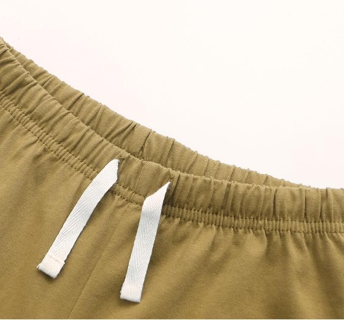 GFQLONG 4 Pack Toddler Boys and Girls Cotton Pants Lightweight Trousers - Image 3
