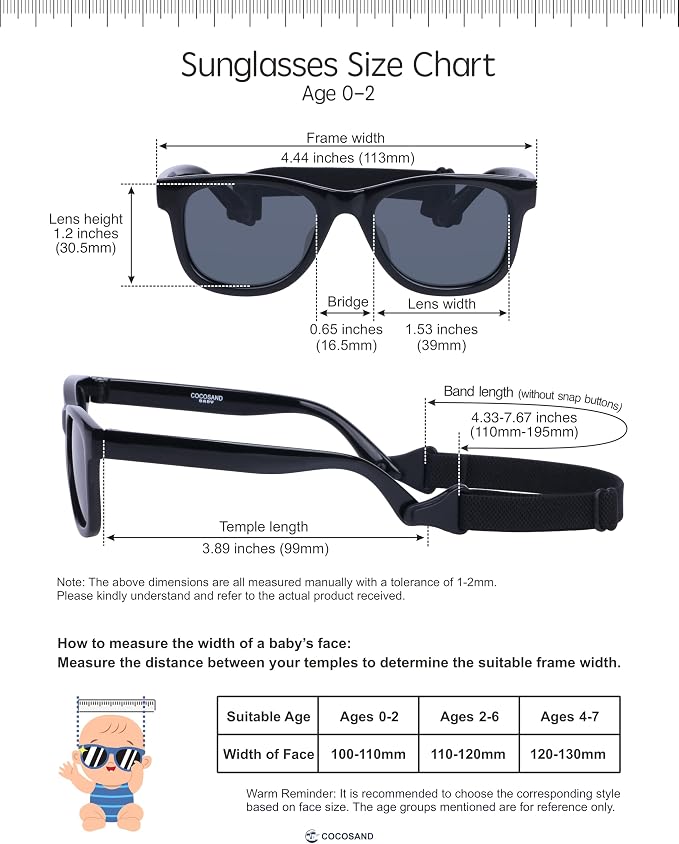 COCOSAND Flexible Baby Sunglasses - Image 5