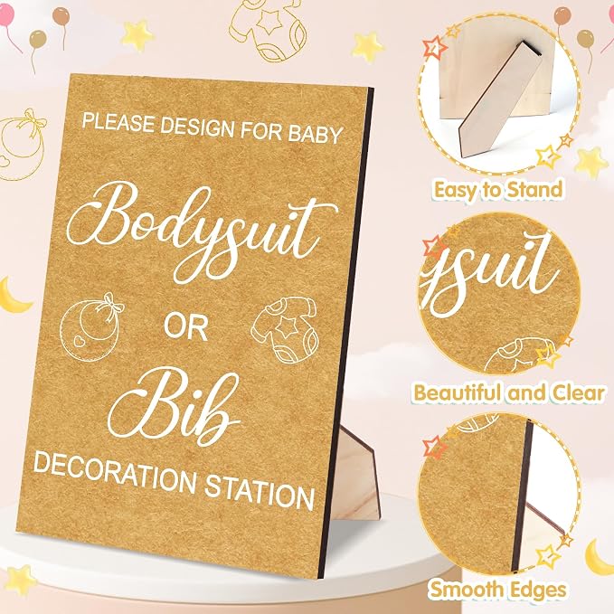 Pydeeirom 151 Pcs Baby Shower Game Decorations Kit - Image 3