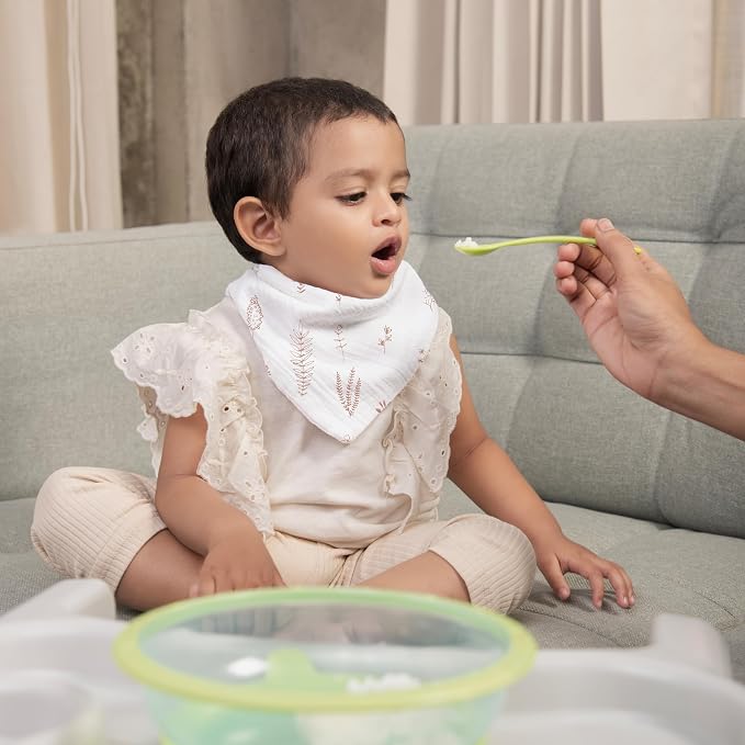 Muslin Baby bibs for drooling and teething, 100% cotton, Bibs for baby girl - Image 8