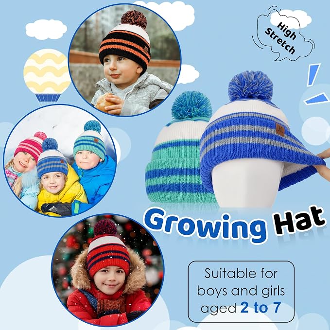 FZ FANTASTIC ZONE Kids Toddler Winter Hat Beanie - Image 4