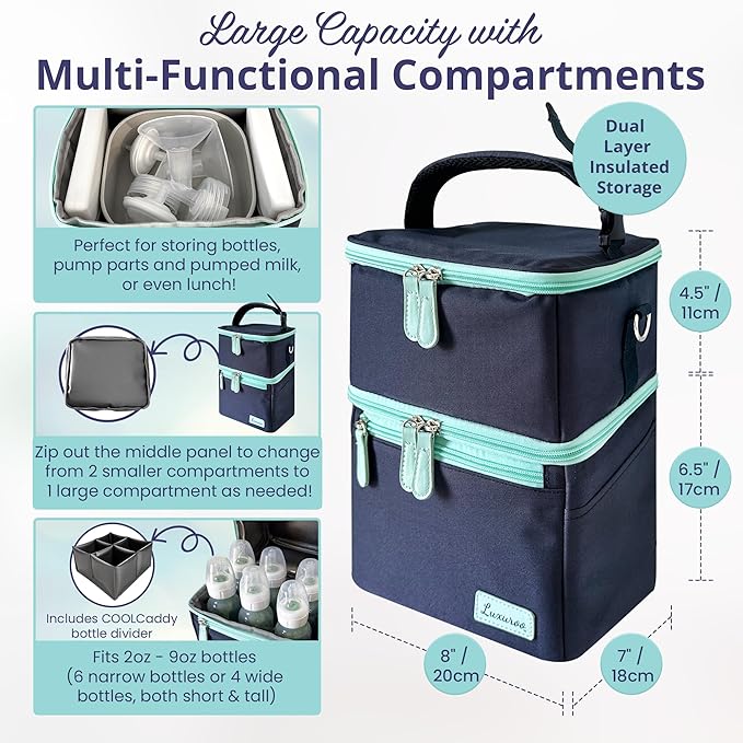 Cool Insulated Breast Milk Cooler Bag - Image 2