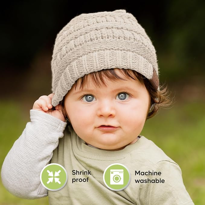 KeaBabies 3-Pack Baby Beanies for Boys, Girls - Image 6