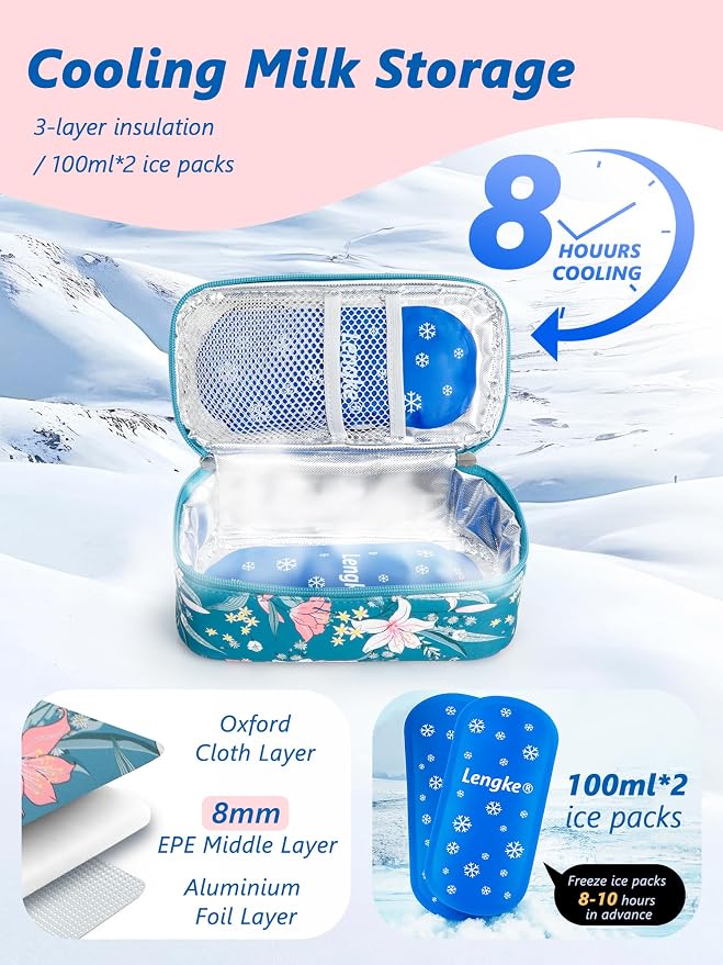DawnBox Breast Milk Cooler Travel Bag - Image 3