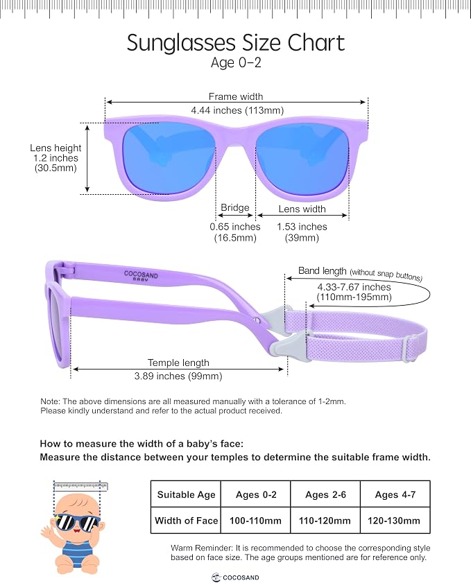 COCOSAND Flexible Baby Sunglasses - Image 5