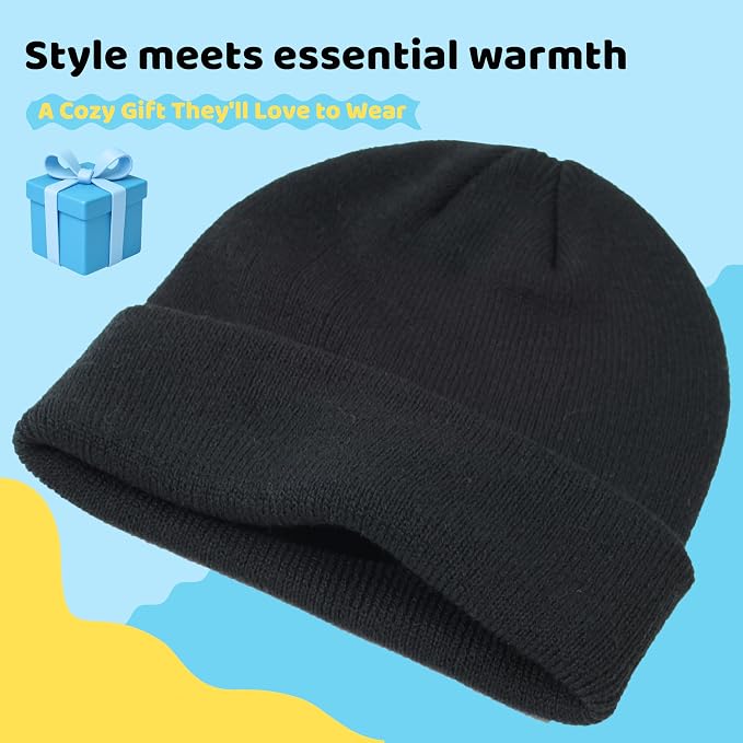 YMYDYFC Baby Beanie 3Pack Toddler Beanie Infant Knit Hat Baby Winter Hats - Image 5