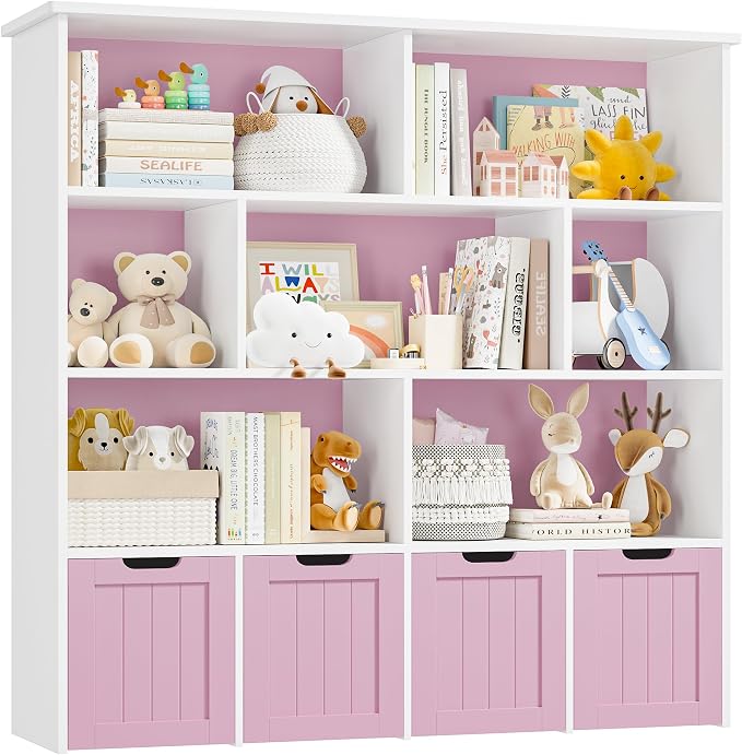 FINETONES Toy Storage Organizer, Kids Bookshelf - Image 8