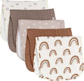 Gerber Baby Unisex Muslin Burp Cloths 5-Pack, Large Size 20" x 10" by Gerber