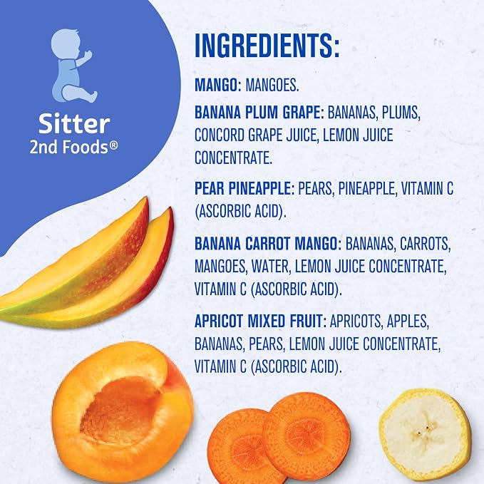 Gerber Stage 2 Baby Food, Tropical Adventure Puree Tubs, No Added Colors or - Image 3