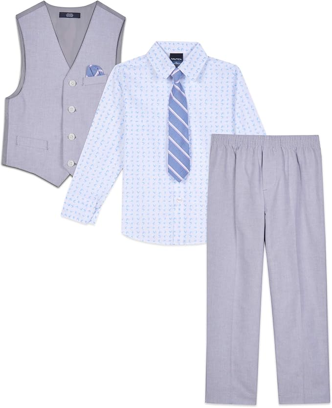 Nautica Boys' 4-Piece Formal Suit Set - Image 2