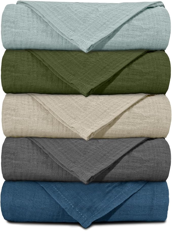Muslin Receiving Blankets, Neutral Blanket Swaddling by LYRICHOMBABY
