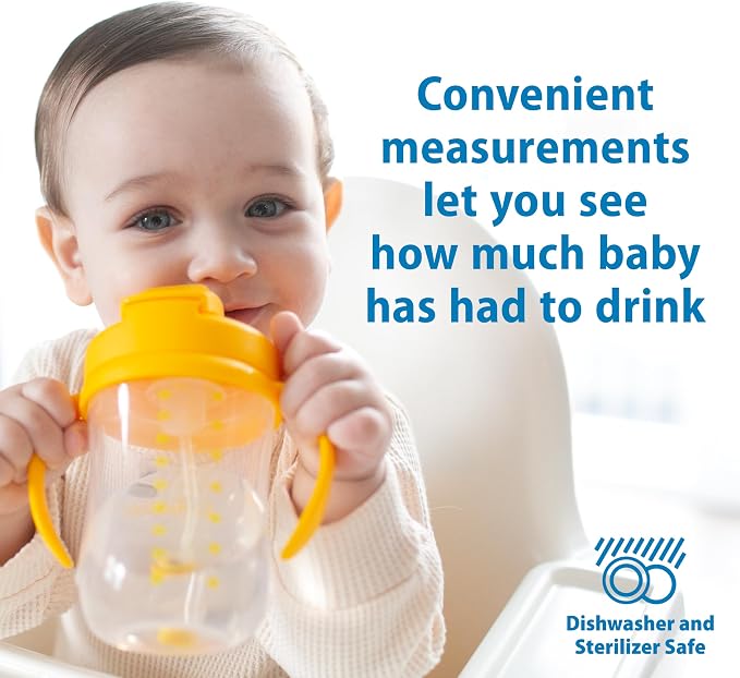 Dr. Brown's Milestones Baby's First Straw Cup, Training Cup - Image 6