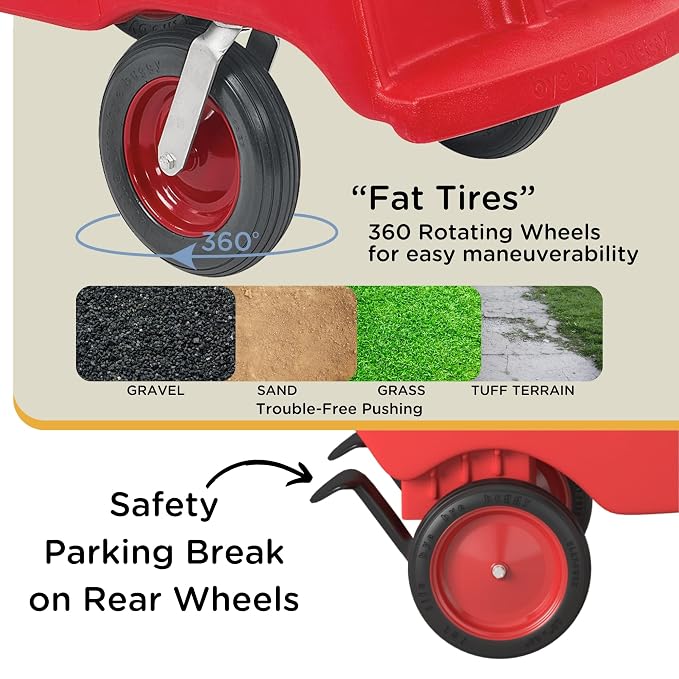 Children’s Factory 4 Passenger Bye-Bye Buggy, Daycare or Preschool Stroller - Image 3