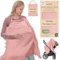 Premium Organic Breathable Muslin Nursing Cover by Infancie