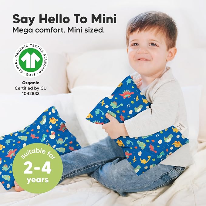 Mini Toddler Pillow with Pillowcase - Image 3