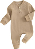 Kuriozud Newborn Infant Unisex Baby Boy Girl Clothes Button Romper Jumpsuit by Kuriozud