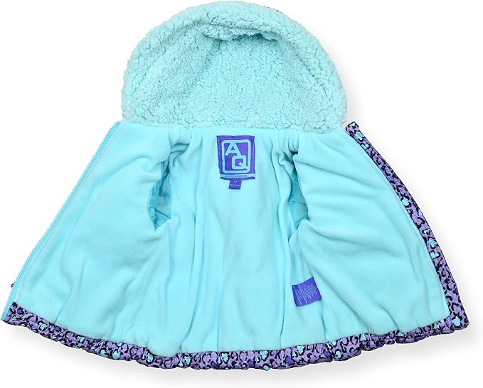 Arctic Quest Little Girls Bib Snow Pants and Ski Jacket Water-Resistant Snowsuit - Image 3