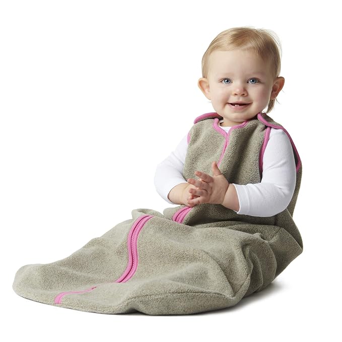 baby deedee Sleep Nest Fleece Baby Sleeping Bag, Wearable Blanket, Mocha Hot by babydeedee