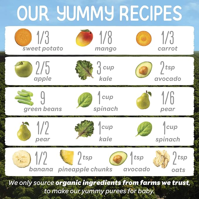 Happy Baby Organics Stage 2 Baby Food Pouches, Gluten Free, Vegan & Healthy - Image 4
