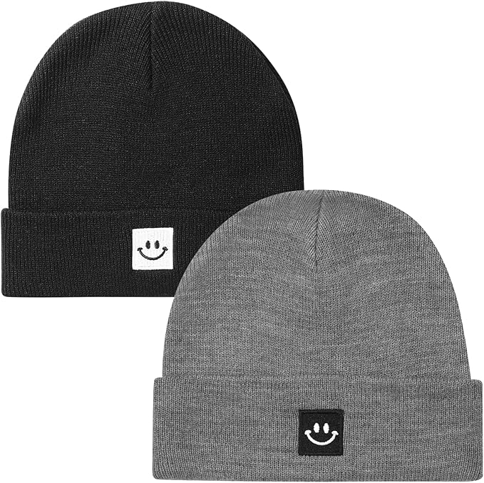 2Pack Baby Beanie Knit Toddler Hat by Paladoo