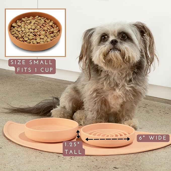Should We Go? Slow Feeder for Dogs & Cats, The Slowdown Bowl Silicone Slow - Image 4