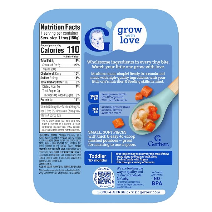Gerber Mealtime for Toddler Mashed Potatoes & Gravy - Image 3