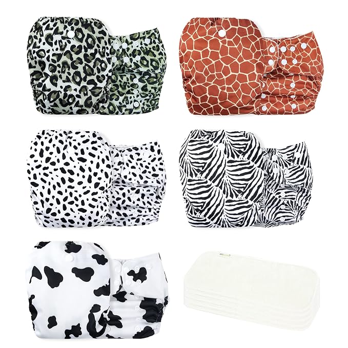 wegreeco Cloth Diapers 5 Pack by wegreeco