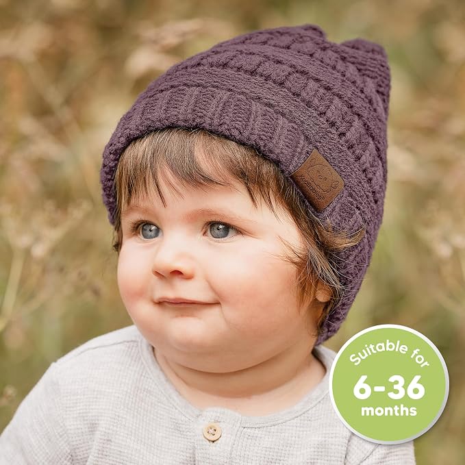 3-Pack Baby Beanies for Boys, Girls - Image 2
