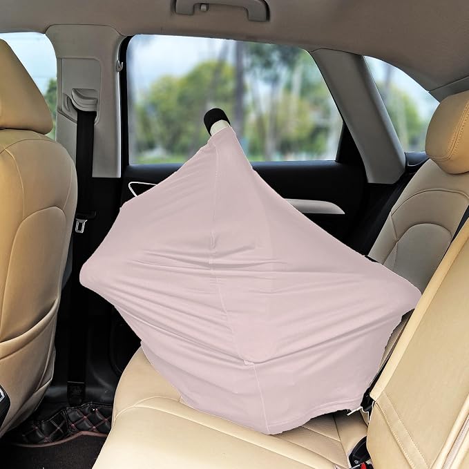 Breathable Car Seat Cover for Babies – Multi-Purpose Soft Rayon Nursing Cover - Image 7