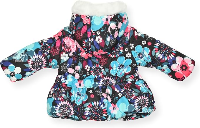 Arctic Quest Little Girls Bib Snow Pants and Ski Jacket Water-Resistant Snowsuit - Image 5