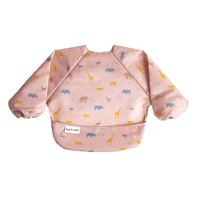 Tiny Twinkle Long Sleeve Bib for Babies & Toddlers – Waterproof Smock Bib for - Image 4