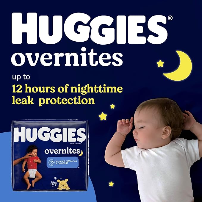 Huggies Overnites Size 7 Overnight Diapers, 32 Ct - Image 2