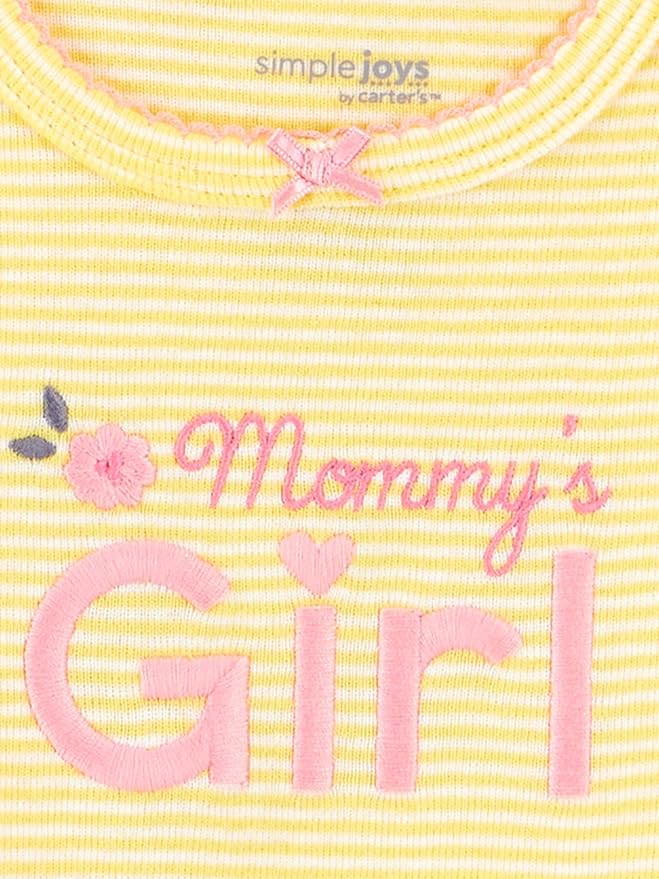 Simple Joys by Carter's Baby Girls' 6-Pack Sleeveless Bodysuit - Image 8