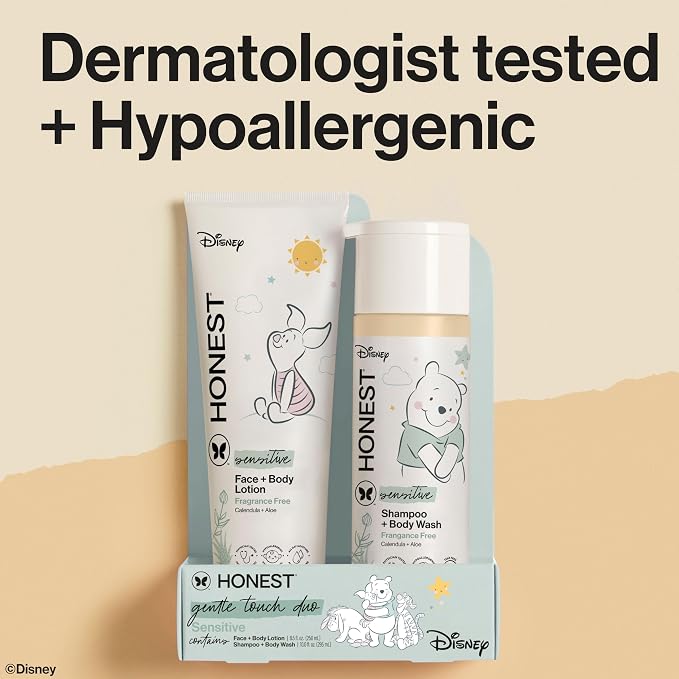 The Honest Company 2-in-1 Cleansing Shampoo + Body Wash and Face + Body Lotion - Image 2