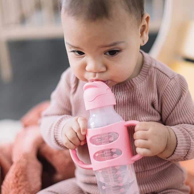 Dr. Brown's Milestones Narrow Sippy Straw Bottle, Spill-Proof - Image 6