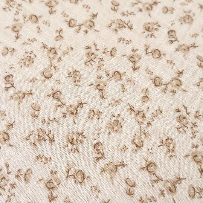 BuLuTu Cotton Muslin Kids Toddler Pillowcase Standard Cute Camellia Flowers - Image 3