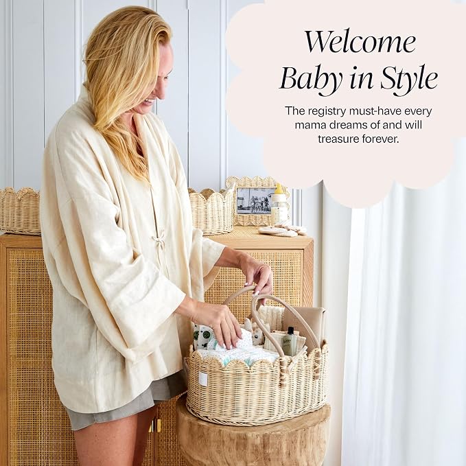 BEBE BASK Premium Baby Diaper Caddy Organizer - Image 6