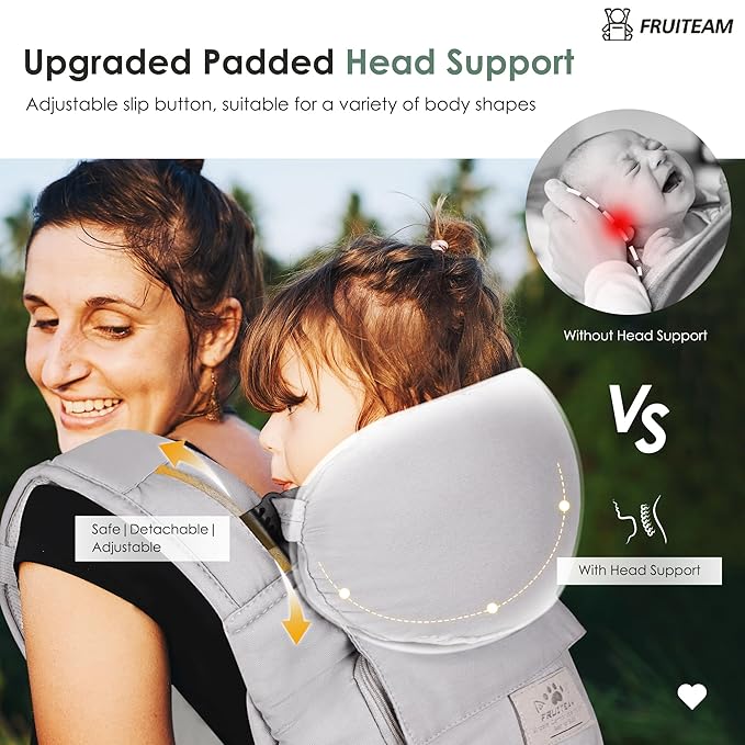 FRUITEAM Baby Carrier Newborn to Toddler - Image 2