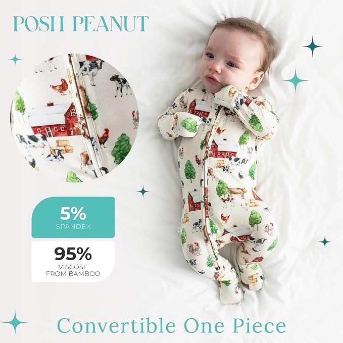 Posh Peanut Convertible Baby Sleepers - Image 2