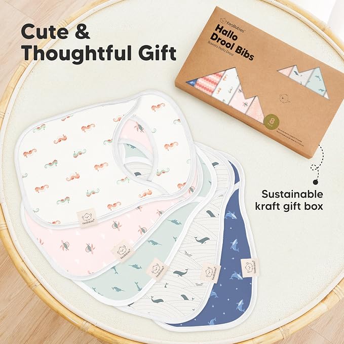 8-Pack Baby Bibs for Boys, Girls - Image 9