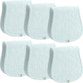 Muslin Burp Cloths Set, 6 Pieces, 100% Organic Cotton Hand Washcloths by RomyRo