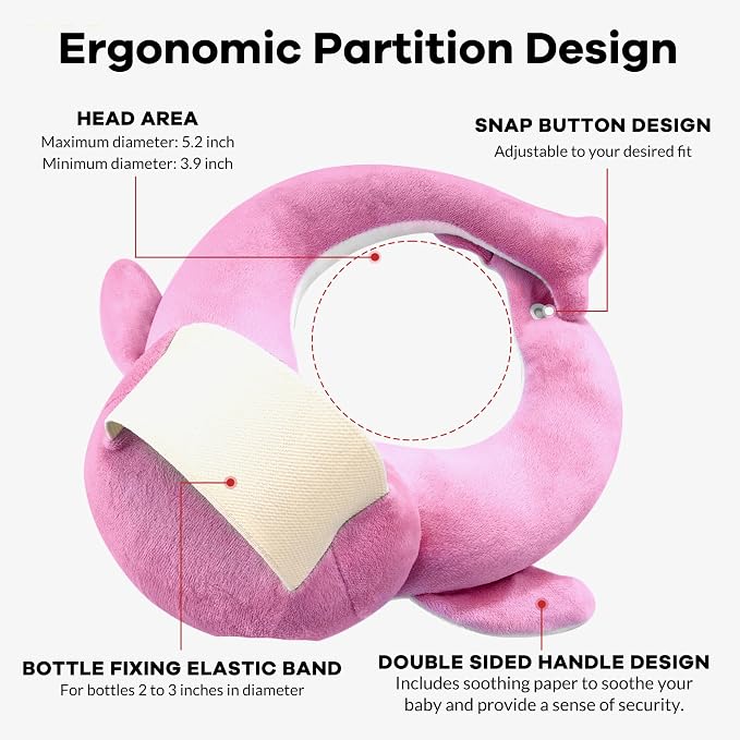 kornsurte Nursing Pillow for Bottle Feeding, Bottle Holder Support Pillow - Image 2