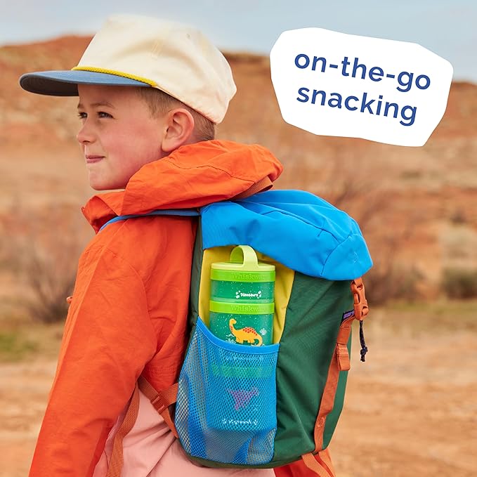 Whiskware Dinosaur Stackable Snack Containers - Image 6