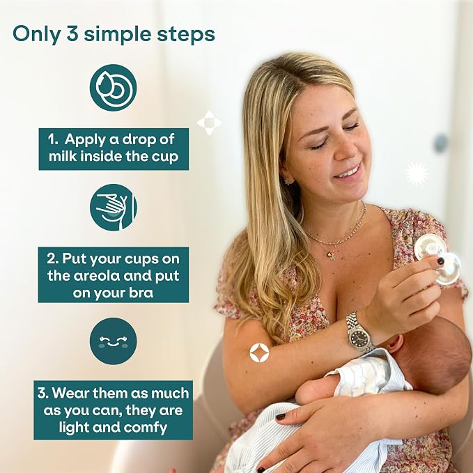 Koala Babycare The Original Silver Nursing Cups - Image 3