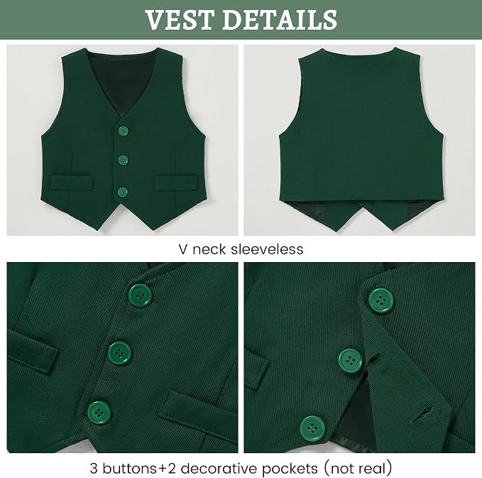 SANMIO Baby Boy Clothes Suits Infant Gentleman Outfit Collared Dress - Image 4