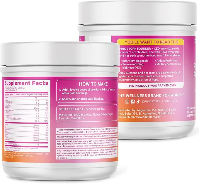 Pink Stork Pregnancy & Postpartum Protein Powder - Image 8