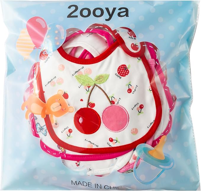 Cotton Waterproof Baby Bibs - Image 7