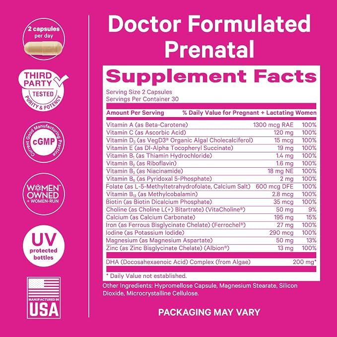 Pink Stork Total Prenatal Vitamins - Image 4